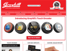 Tablet Screenshot of grayhill.com